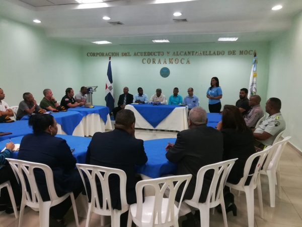 Autoridades de la provincia espaillat, respaldando a CORAAMOCA en plan para Mitigar efectos de la Sequía