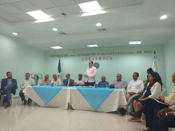 Consejo de Directores CORAAMOCA con Misión del Banco Mundial